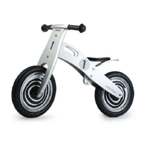Simply loopfiets zilver