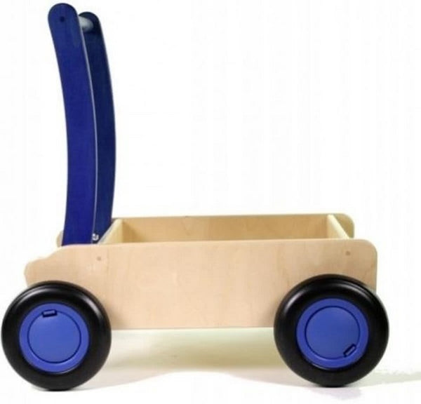 Blokkenwagen blauw