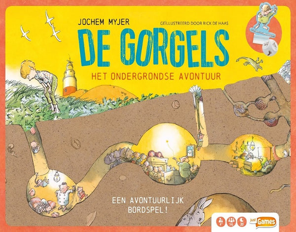 De Gorgels - Het Ondergrondse Avontuur bordspel