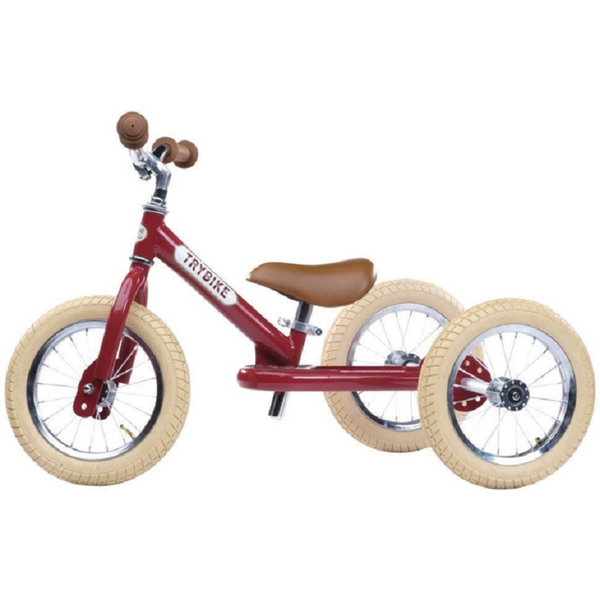 Trybike steel 2-in-1, Vintage red 3 wheeler