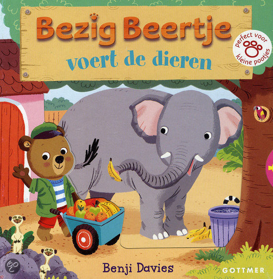 Boek  Bezig Beertje voert de dieren