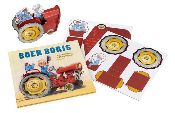 Boek Boer Boris  (met bouwplaat)