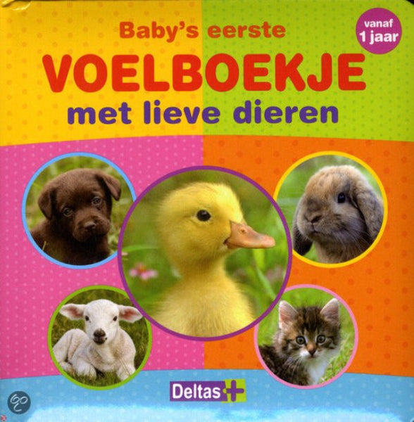 Baby's eerste voelboekje met lieve dieren (vanaf 1 jr)