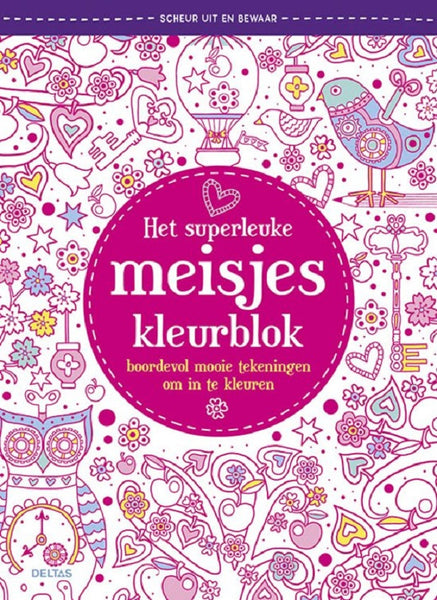 Het superleuke meisjes kleurblok