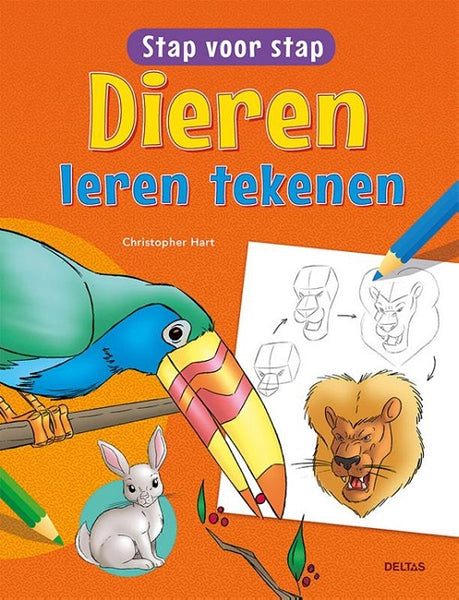 Stap voor stap dieren leren tekenen