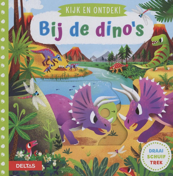 Boek - Kijk en ontdek! Bij de dino's