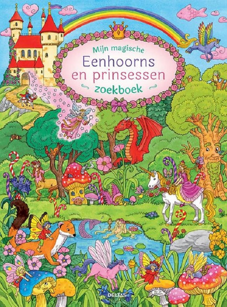 Mijn magische eenhoorns en prinsessen zoekboek