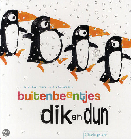 Boek - Buitenbeentjes Dik en Dun kijk -en voelboek