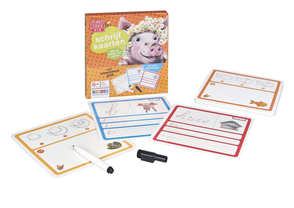 Maan Roos Vis Schrijfkaarten