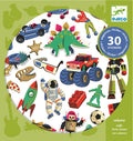 Djeco Stickers - Retro toys