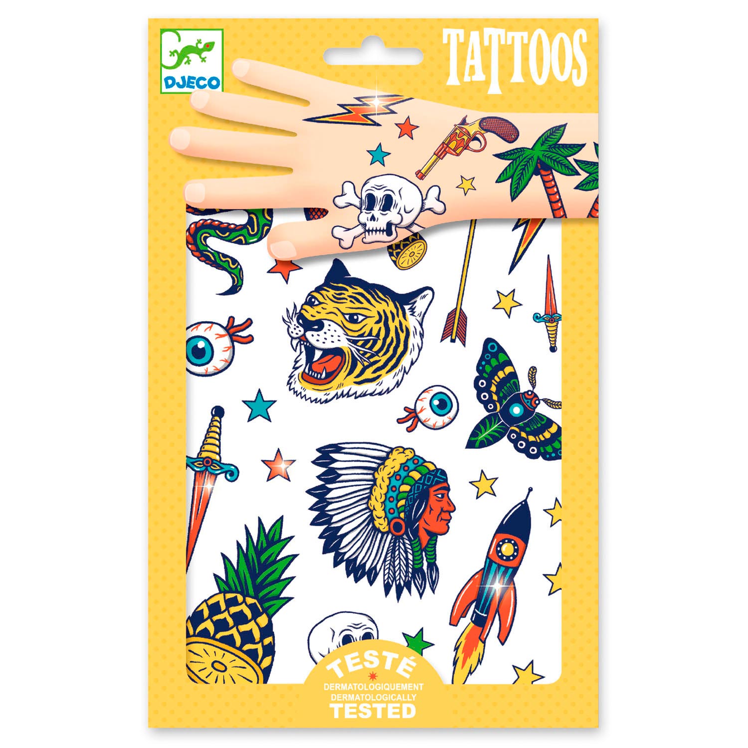 Djeco Tatoeages Bang Bang 50 stuks