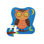 Mini Puzzel -  Sleepy Owl - 12 stukjes