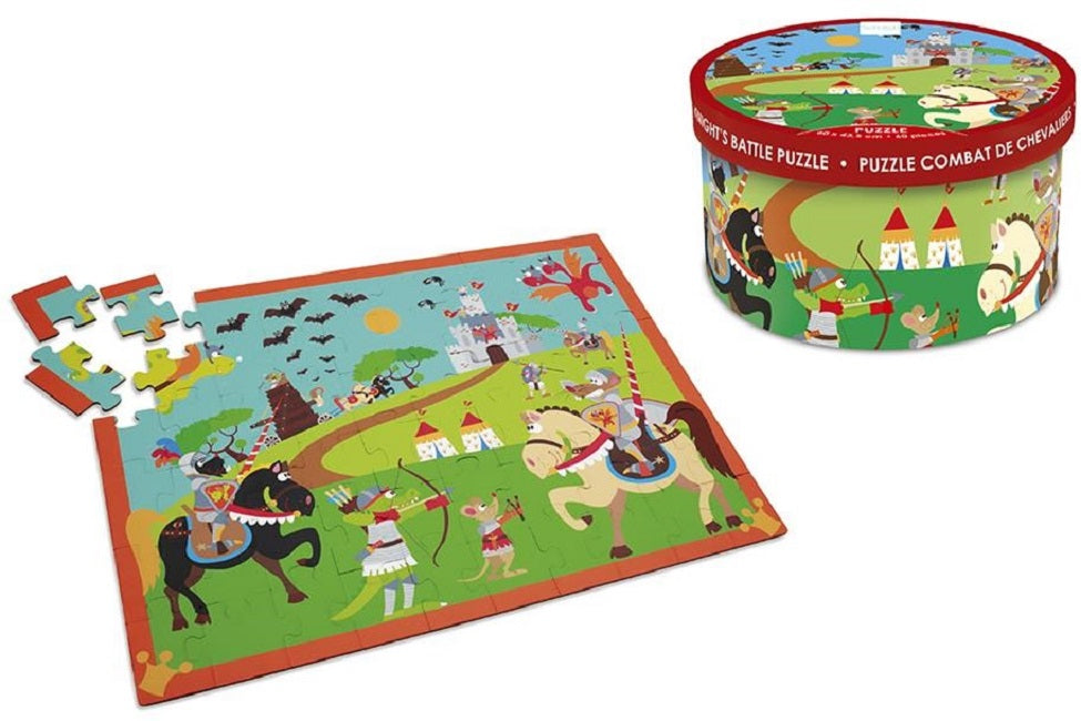 Scratch Puzzel - Riddergevecht -  60 stukjes