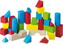 Haba Set gekleurde houten bouwstenen