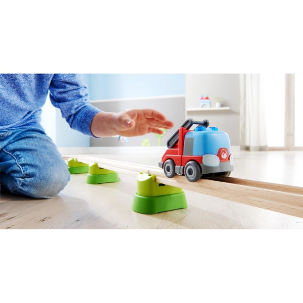 Haba Knikkerbaan Brandweer Ladderwagen