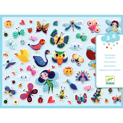 Puffy Stickers - Vliegende wezentjes