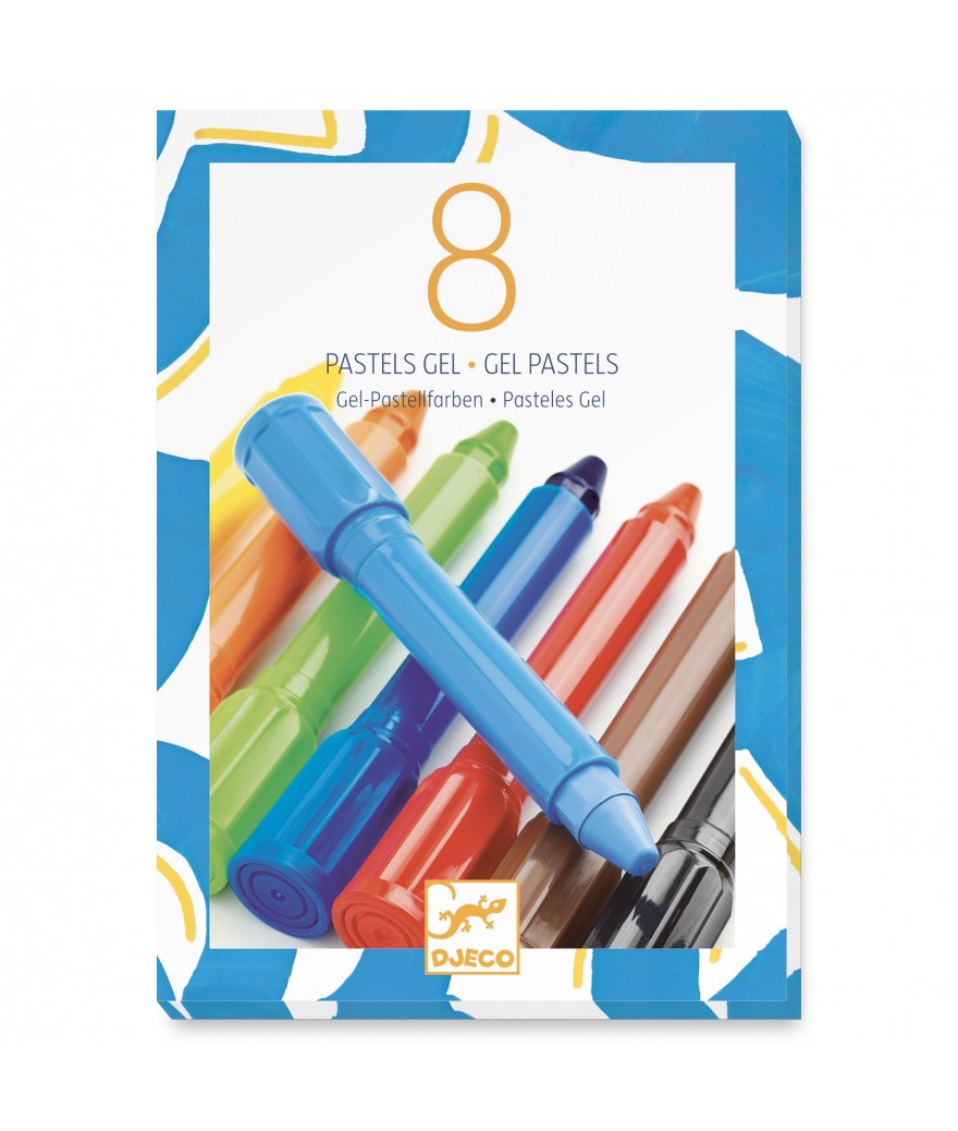 8 Gelstiften Pastel - Djeco