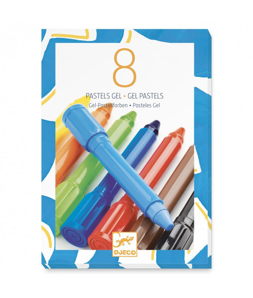 8 Gelstiften Pastel - Djeco