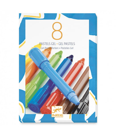 8 Gelstiften Pastel - Djeco
