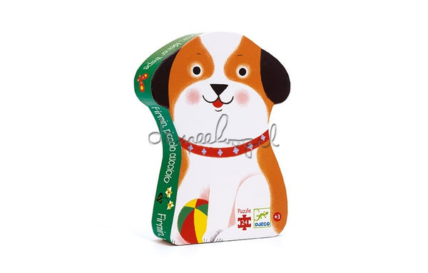 Djeco Silhouette Puzzle Firmin petit chien