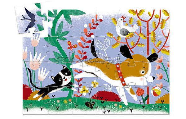 Djeco Silhouette Puzzle Firmin petit chien