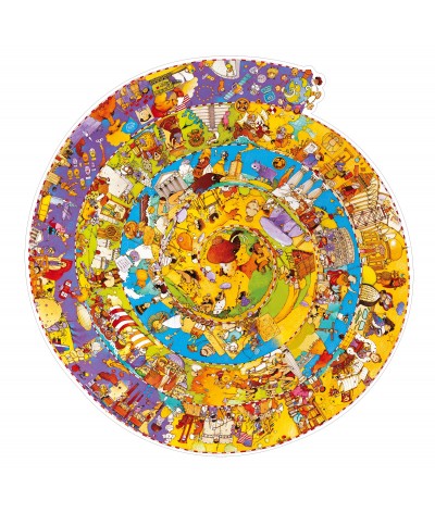 Djeco Puzzel Geschiedenis (+poster)