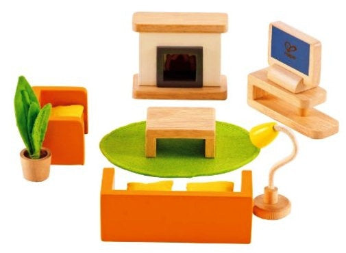 Hape Poppenhuis Woonkamer