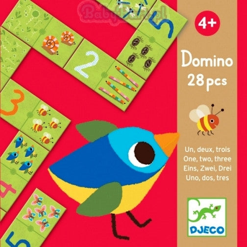 Djeco Domino Een. twee. drie