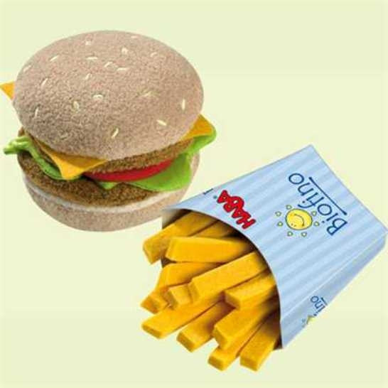 Haba Hamburger met frietjes