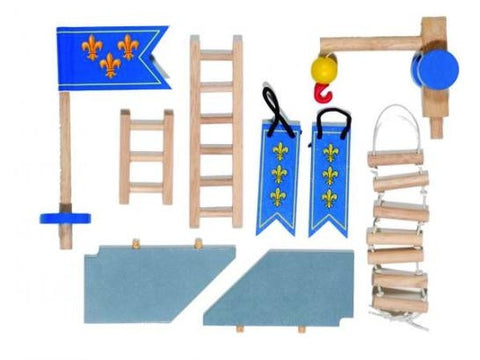 Papo Le Toy Van TV573 accessoires blauw kasteel