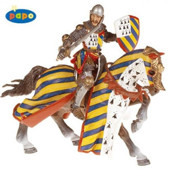 Papo Jean de Montaigu met zijn paard