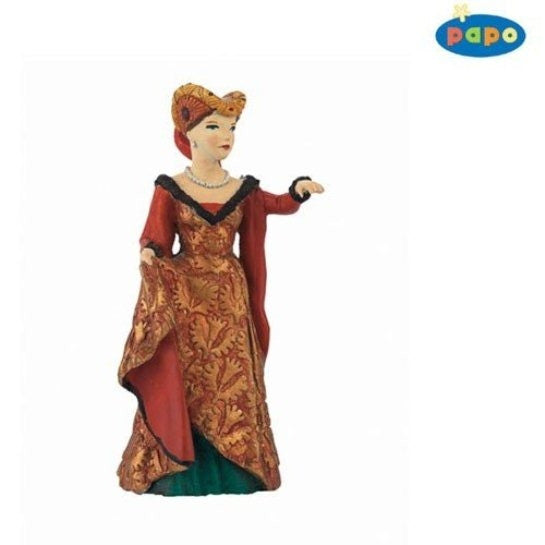 Papo Middeleeuwse Hofdame in rood