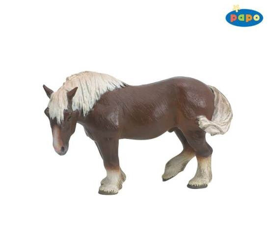 Papo Paard - bruin werkpaard