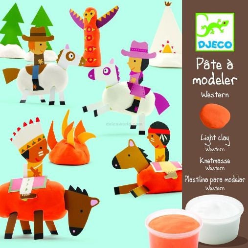 Djeco Boetseerklei - Western