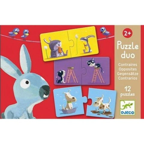 Djeco Duo Puzzel Tegenovergesteld