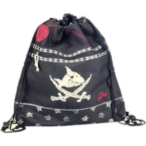 Kapitein Sharky Sportbuidel zwart