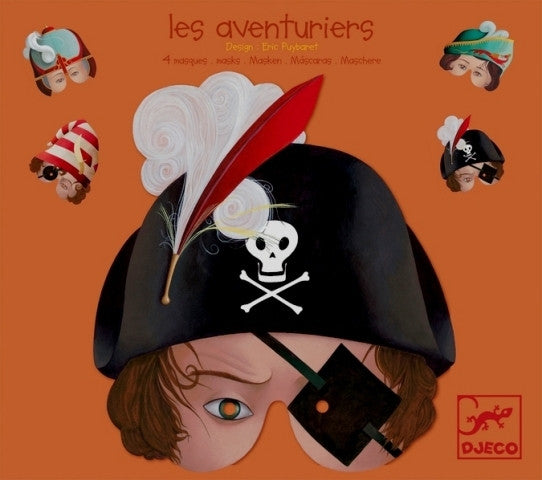 Djeco Maskers - Avonturiers
