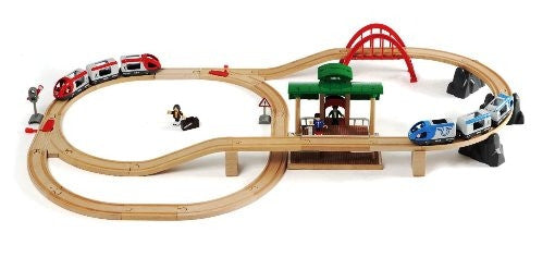 Brio Travel Switching set met spoorweg