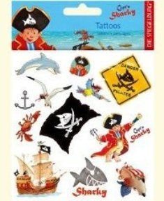Kapitein Sharky Tatoeages