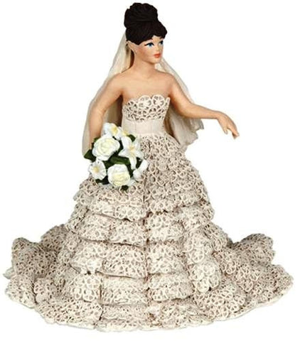 Papo Bruid in kanten jurk