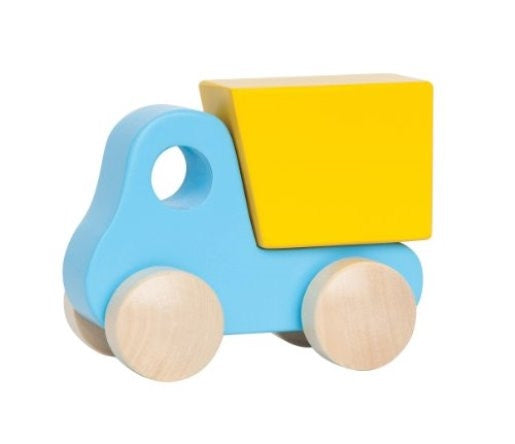 Hape Little Dump Truck. blauw