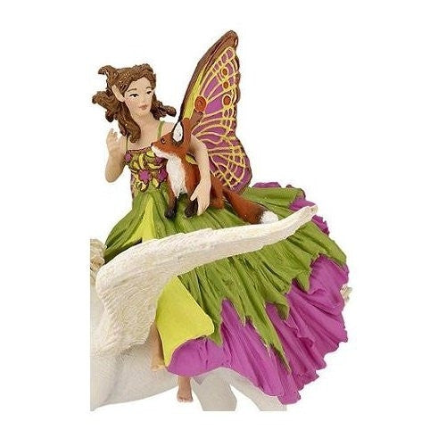 Papo paardrijdend elfje met vos