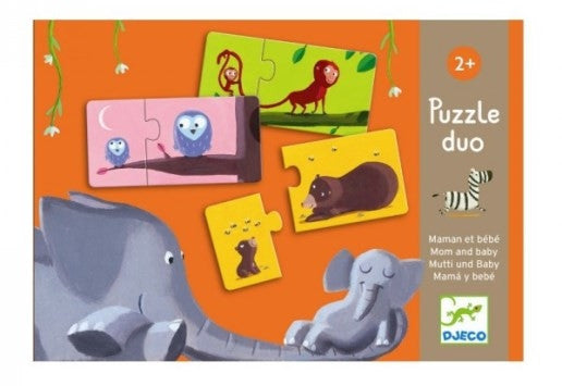 Djeco Duo Puzzel Mama & baby