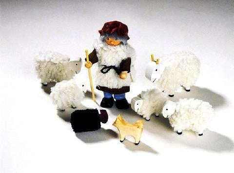 Goki Schaapherder met kudde