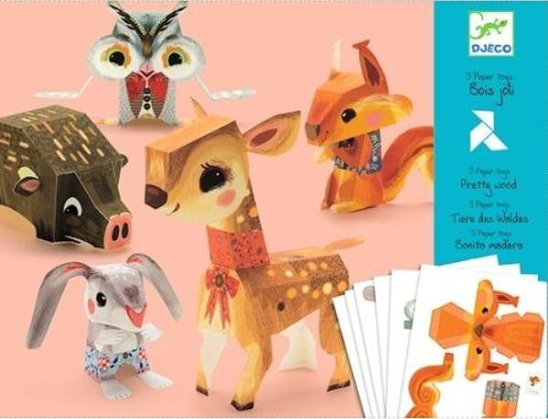 Djeco Mooi bos papieren speelgoed