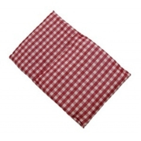 Allehand Dekje rood geruit