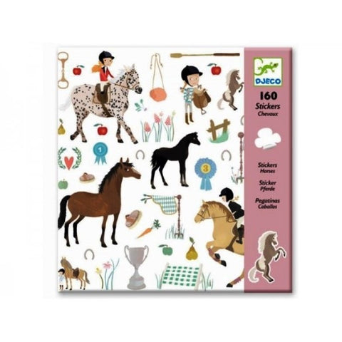 Djeco Stickers Paarden