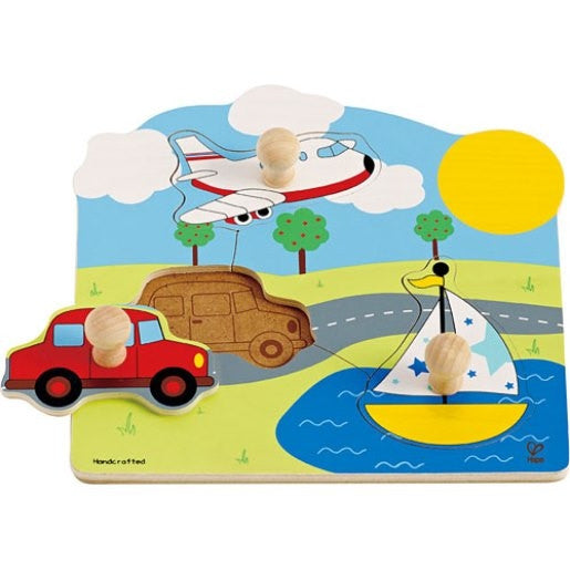 Hape Puzzel Away We Go (3-delig)