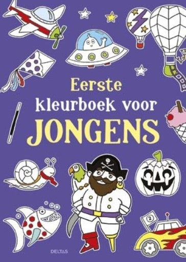 Boek - Eerste kleurboek voor Jongens