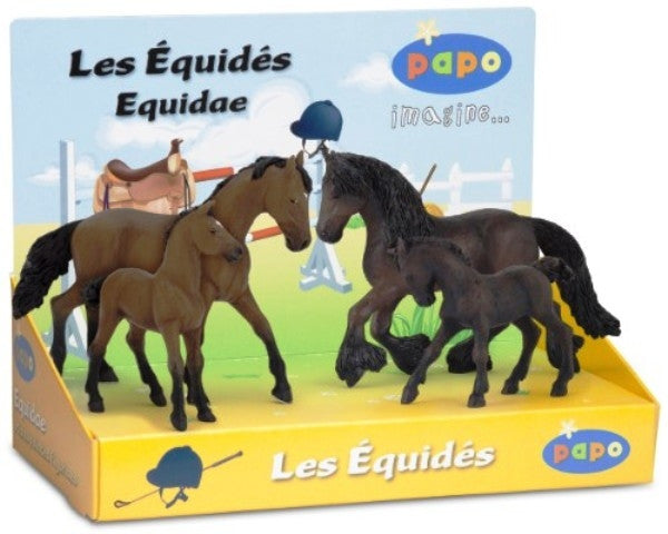 Papo De Paardenwereld. paarden met veulens